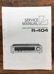 Luxman R-404 Receiver Service Manual *original* #2. Fixed Price $24.97.