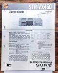 Sony STR-VX450 Receiver Service Manual *original*. Fixed Price $19.97.