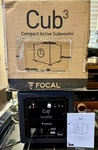 Focal Audio CUB3 8" Active 10TH Anniversary Subwoofer W/ Box, Manual; Tested. Fixed Price $195.00.