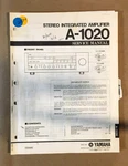 Yamaha A-1020 Amplifier Service Manual *original*. Fixed Price $24.97.