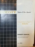 H.h. Hh Scott RS550 RS-550 Receiver Owner Manual *original**. Fixed Price $9.99.