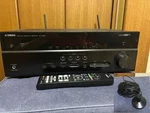 Yamaha RX-V585 7.1-CH Av Receiver Atmos Dts:x Jdm Dent On Top Ypao Mic Included. Fixed Price $399.00.