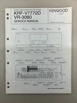 Kenwood KRF-V7772D VR-3080 Original Service Manual Free Shipping. Fixed Price $14.00.