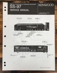 Kenwood SS-97 Surround Processor Service Manual *original*. Fixed Price $14.97.