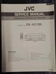 Jvc RX-401BK Receiver Service Manual Original. Fixed Price $29.99.