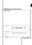 Harman Kardon AVR645 Receiver Owners Manual. Fixed Price $22.24.
