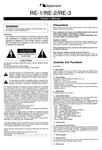 Nakamichi RE-1 RE-2 RE-3 Receiver Owners Instruction Manual. Fixed Price $22.24.