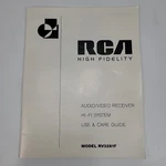 Rca RV3280F RV3281F Manual. Fixed Price $7.95.