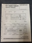 Kenwood KR-V888D & KR-1080VR Service Manual Original W/schematics, Part List. Fixed Price $14.97.