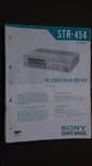 Sony STR-454 Service Manual Schematic Original Book Stereo Tuner Radio Receiver. Fixed Price $19.98.