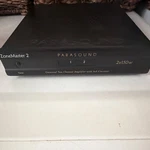 Parasound Zonemaster Channel Power Amplifier 2X150W Black. Fixed Price $300.00.