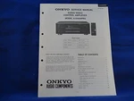 Onkyo A-SV610PRO Amplifier Service Manual. Fixed Price $34.98.