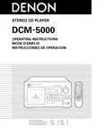 Denon DCM-5000 Cd Player Owners Manual. Fixed Price $22.24.