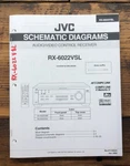 Jvc RX-6022 Receiver Schematic Manual *original*. Fixed Price $14.97.