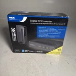 Rca DTA800B1 Digital To Analog Tv Converter Box W/ Remote, Power Cord & Manual. Fixed Price $24.99.