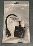 Honshen Hdmi To Vga 1080P Female Video Converter Adapter Cable Blue. Fixed Price $6.00.
