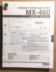 Yamaha MX-460 Amplifier Service Manual *original*. Fixed Price $29.97.