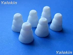 6 Eartips For Audio Technica In Earphones - Large White Triple Flange. Fixed Price $13.99.