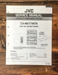 Jvc CA-MX77 Mtn DX-MX77 Service Manual *original*. Fixed Price $14.97.