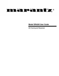 Marantz SR4200 Surround Receiver Owners Manual. Fixed Price $19.99.