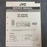 Jvc RX-508VBK & RX-509VTN Service Manual Original W/schematics, Parts, Etc. Fixed Price $14.97.