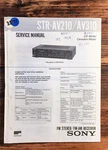 Sony STR-AV210 STR-AV310 Receiver Service Manual *original*. Fixed Price $19.97.