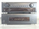 Pioneer CX-4000 & M-4000 Channel Stereo Amplifier Receiver Tested Works. Fixed Price $224.95.