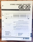 Yamaha GE-20 Graphic Equalizer Service Manual *original*. Fixed Price $14.97.