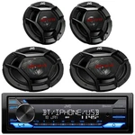 Jvc KD-T720BT Single Din Receiver, 2X 6X9" 500W Speakers, 6.5" 2-WAY. Fixed Price $248.00.