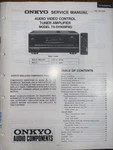 Onkyo TX-SV909PRO Tuner Amplifier Service Manual Original. Fixed Price $29.99.