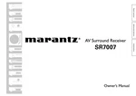 Marantz SR7007 Receiver Owners Instruction Manual. Fixed Price $26.24.