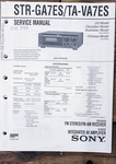 Sony STR-GA7ES TA-VA7ES Receiver Service Manual *original*. Fixed Price $24.97.