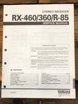 Yamaha RX-460 RX-360 R-85 Receiver Service Manual *original*. Fixed Price $19.97.