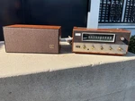 Vintage Fisher 150 Fm Mpx Stereo Receiver W/ Model Speaker & Wood Case, Works!. Fixed Price $225.00.