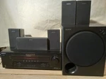 Sony Str K750P Control Center Stereo Receiver W/ Speakers, Sub, ***no Remote***. Fixed Price $50.00.