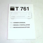 Original Nad T761 Stereo Receiver Amplifier Owner's Manual. Fixed Price $7.17.