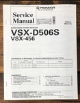 Pioneer VSX-456 VSX-D506S Receiver Service Manual *original*. Fixed Price $14.97.
