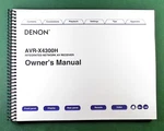 Denon AVR-X4300H Instruction Manual: Full Color 339 Pages & Protective Covers!. Fixed Price $39.20.