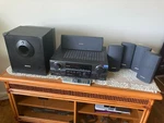 Aiwa Stereo System AV-D55 Receiver & TS-W45 Speakers Subwoofer. Fixed Price $300.30.