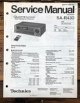 Technics SA-R430 Receiver Service Manual *original*. Fixed Price $24.97.