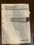 Harman Kardon HK380I Service Manual *original* Book Pdf-free Ship. Fixed Price $16.99.