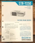 Sony STR-YX50 Receiver Service Manual *original*. Fixed Price $19.97.