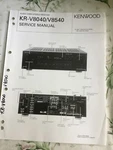 Kenwood KR-V8040 A/v Receiver Original Service Repair Manual. Fixed Price $5.00.