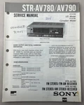 Sony STR-AV780 Original Service Manual Free Shipping. Fixed Price $18.00.