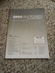 Yamaha R-V501 Receiver Owners Manual. Fixed Price $20.90.
