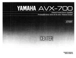 Yamaha AVX-700 Amplifier Owners Manual. Fixed Price $22.24.