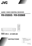 Jvc RX-D205S RX-D206B Receiver Owners Instruction Manual Reprint. Fixed Price $22.24.
