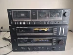 Fisher CA-880, FM-660,CR125 Integrated Stereo Amplifier, Matching Digital Tuner. Fixed Price $500.00.