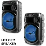New Technical Pro 1000 Portable Led Bluetooth Party Speaker W/usb, Sold As 2. Fixed Price $98.99.