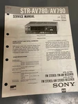 Sony STR-AV780 STR-AV790 Receiver Service Manual *original*. Fixed Price $16.99.